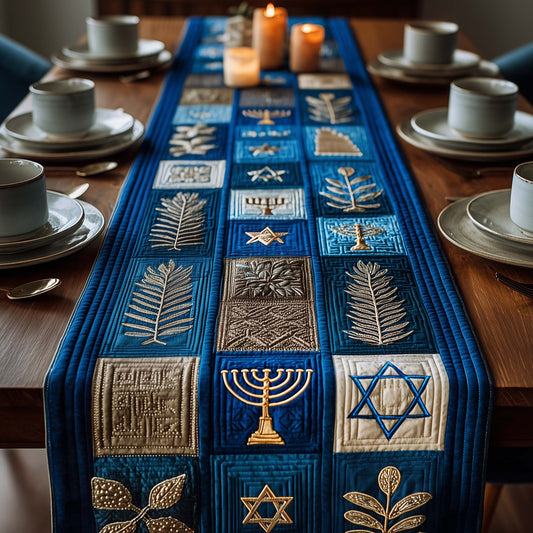 Hanukkah Quilted Table Runner GFTOYC3333