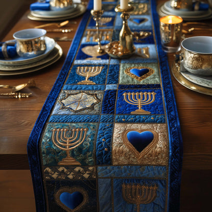 Hanukkah Quilted Table Runner GFTOYC3334