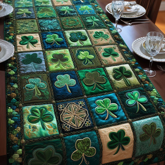 Shamrock Quilted Table Runner GFTOYC3340