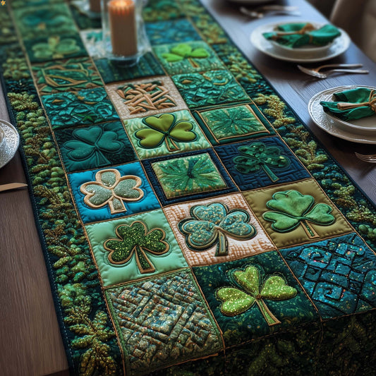 Shamrock Quilted Table Runner GFTOYC3341
