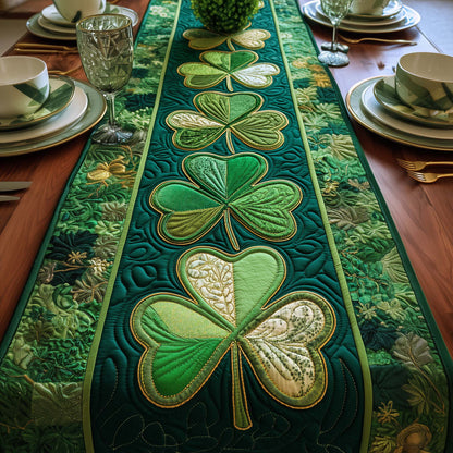 Shamrock Quilted Table Runner GFTOYC3343