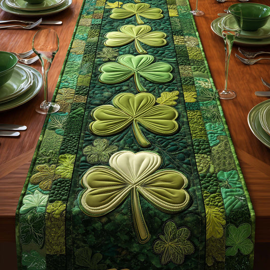 Shamrock Quilted Table Runner GFTOYC3344
