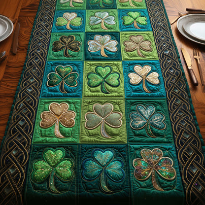 Shamrock Quilted Table Runner GFTOYC3345