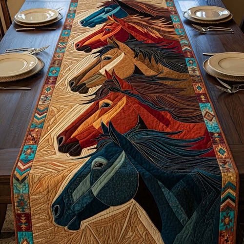Prairie Horse Quilted Table Runner GFTOYC3370