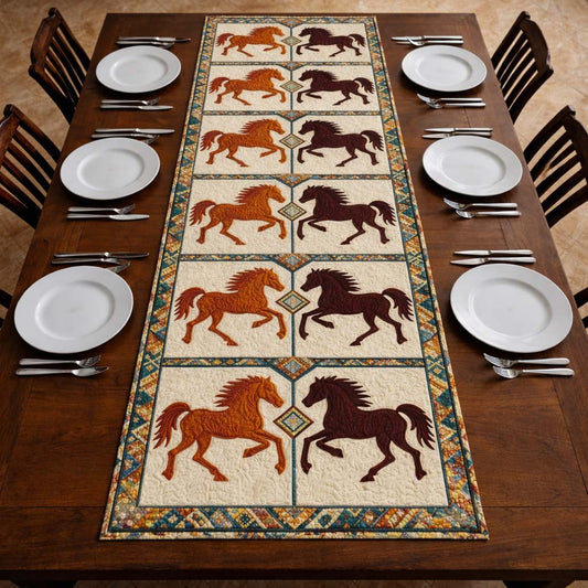 Prairie Horse Quilted Table Runner GFTOYC3374