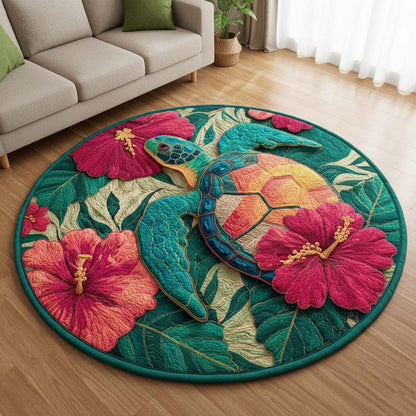 Sea Turtle Quilted Round Mat GFTOYC3388