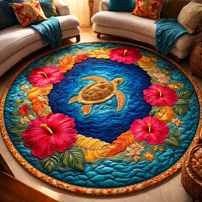 Sea Turtle Quilted Round Mat GFTOYC3390