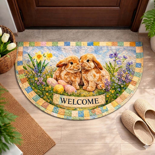 Happy Easter Quilted Welcome Mat GFTOYC3423