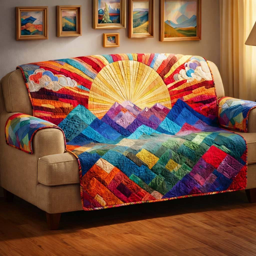 Mountain Quilted Sofa Cover GFTOYC3450