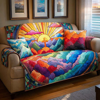 Mountain Quilted Sofa Cover GFTOYC3451