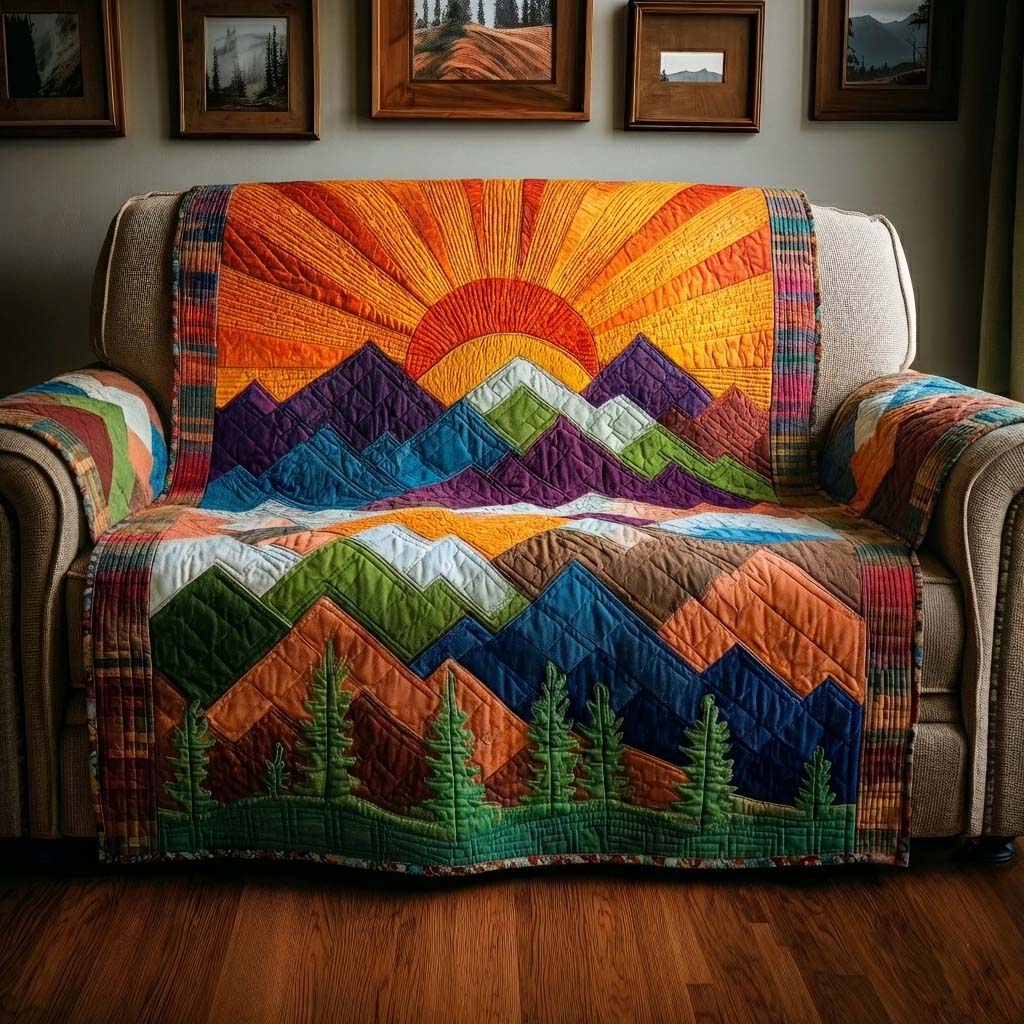 Mountain Quilted Sofa Cover GFTOYC3454