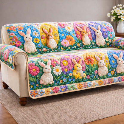 Rabbit Quilted Sofa Cover GFTOYC3478