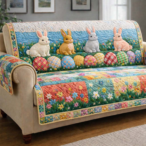Rabbit Quilted Sofa Cover GFTOYC3479