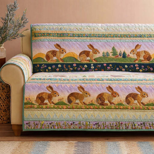 Rabbit Quilted Sofa Cover GFTOYC3480