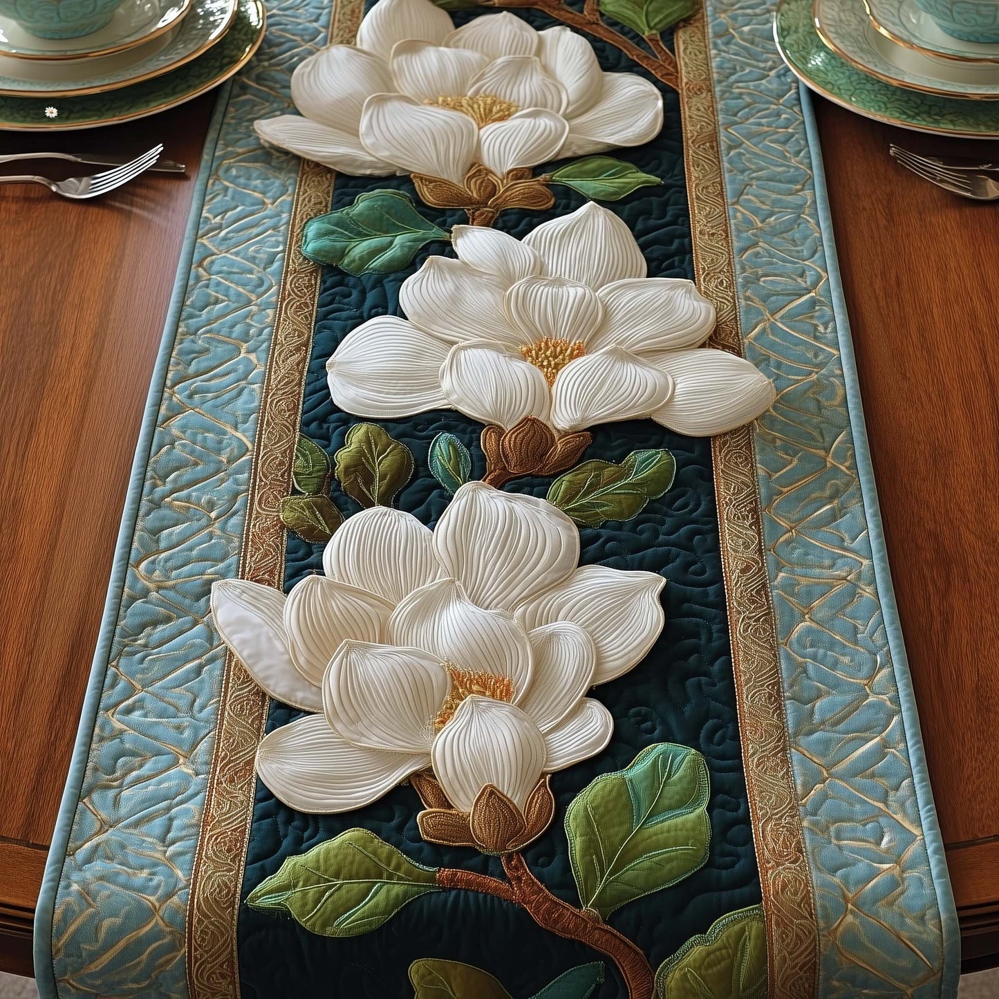 Magnolia Quilted Table Runner GFTOYC3513