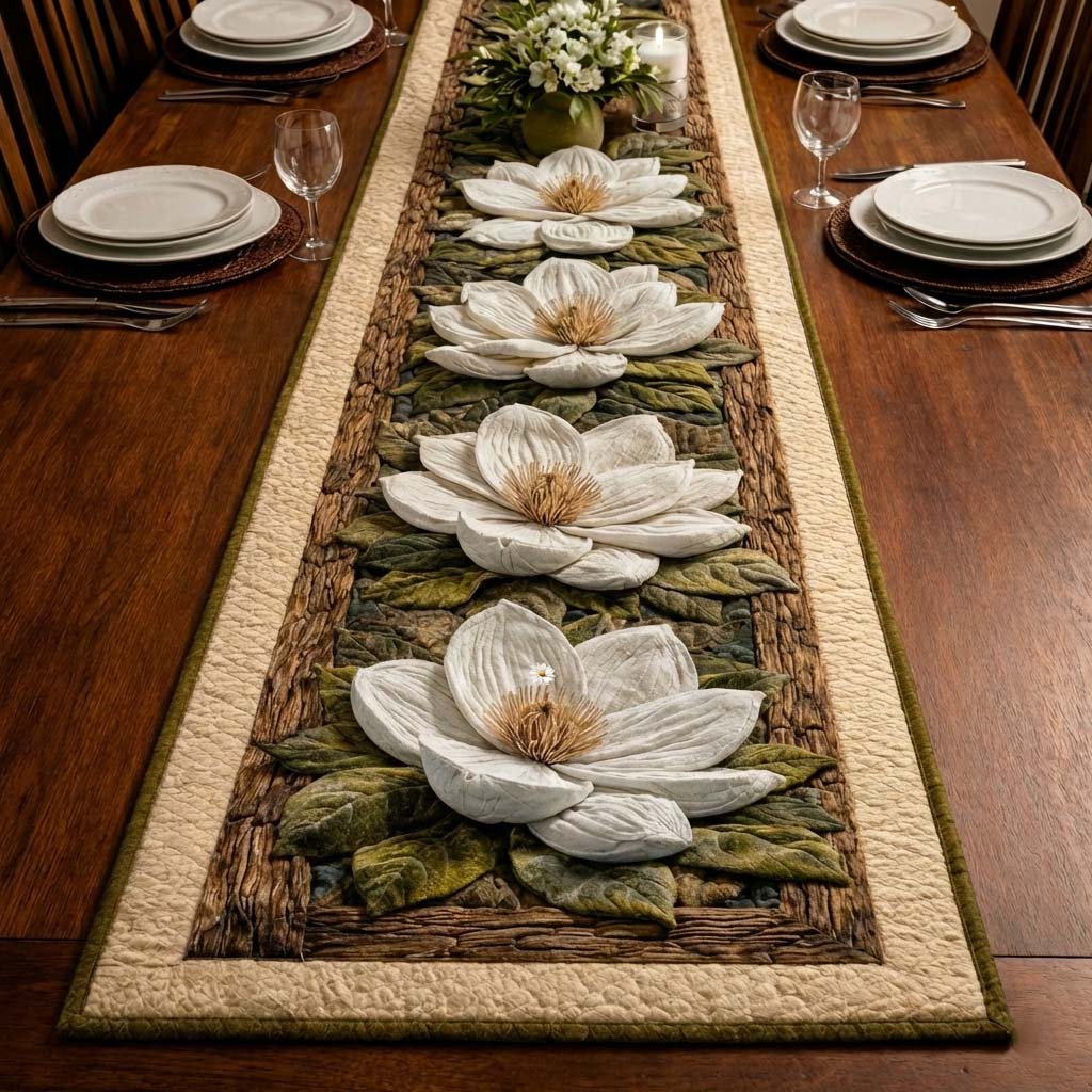 Magnolia Quilted Table Runner GFTOYC3514