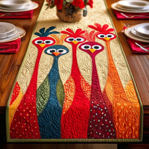 Funny Chicken Quilted Table Runner GFTOYC3532