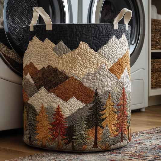 Forest Quilted Laundry Basket GFTOYC54