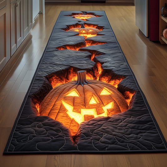 Halloween Pumpkin Runner Rug GFTOYC807