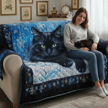Charming Cat Quilted Sofa Cover GFTONT6281