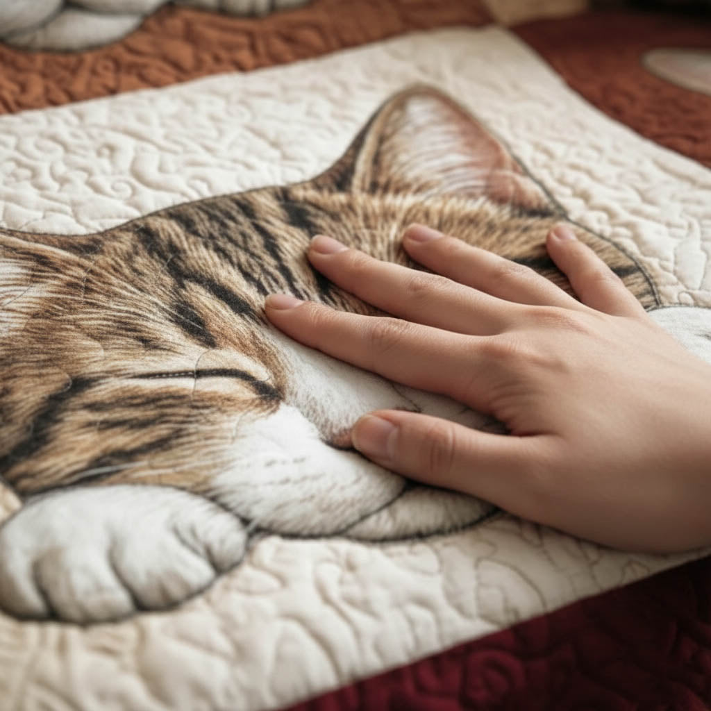 Charming Cat Quilted Sofa Cover GFTONT6285