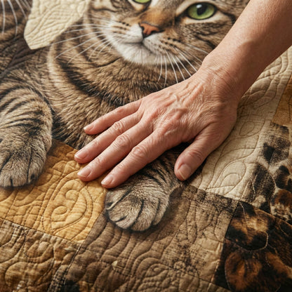 Pawfect Gang 3-Piece Quilted Bedding Set GFTONT6253