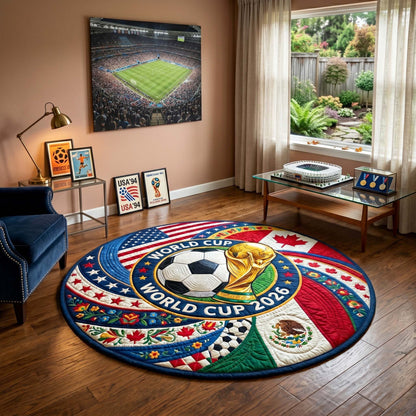 World Cup Quilted Round Mat GFTOQM4383