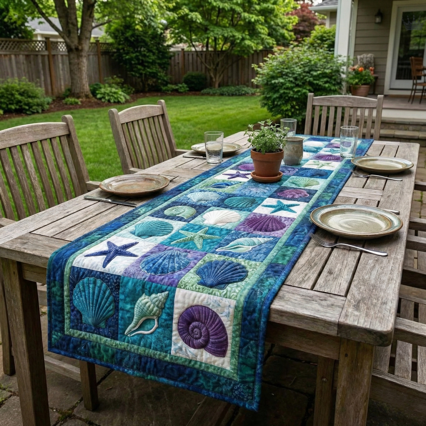 Shoreline Gems Quilted Table Runner GFTOTP16465