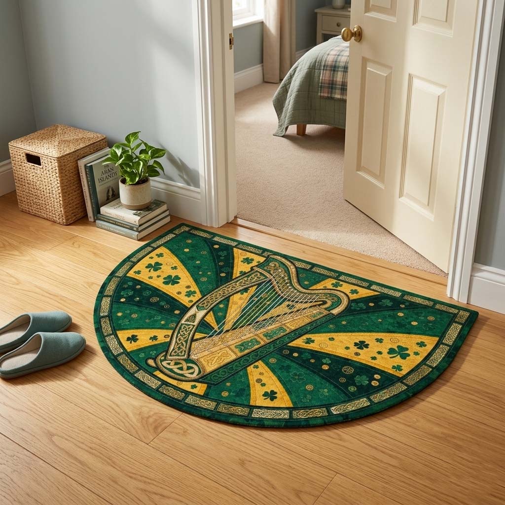 Irish Heritage Quilted Welcome Mat GFTOQA1975