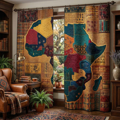Heritage Africa Quilted Curtains GFTOQM3215