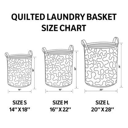Lily Of The Valley Quilted Laundry Basket GFTOXM194