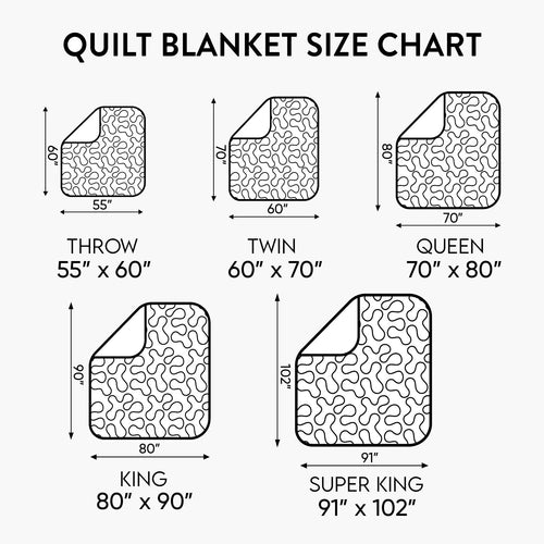 Shelf Control Blooms Quilted Blanket GDTONTD1011