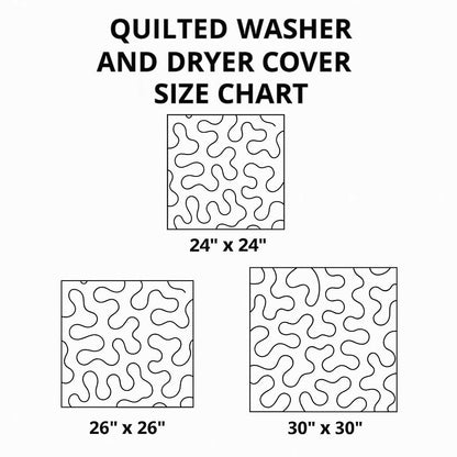 Floral Bible Quilted Washer and Dryer Cover GFTOTP20691C2