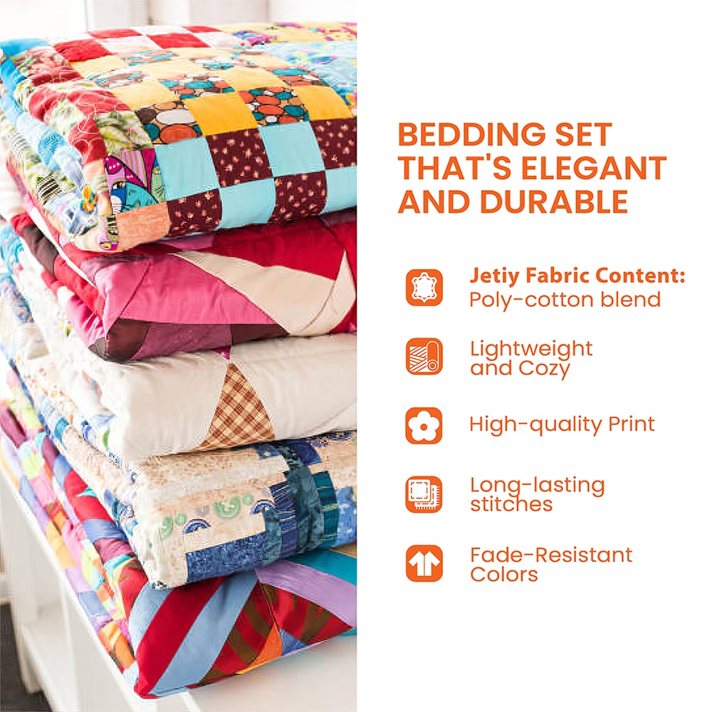 Golden Melody 3-Piece Quilted Bedding Set GFTOTP7666