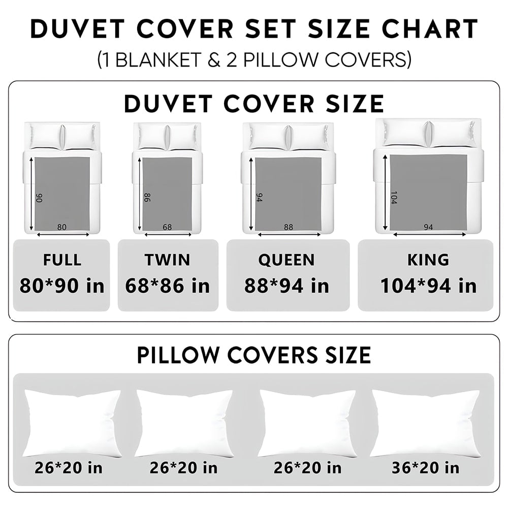 Snowy Village Duvet Cover Set GFTOTL4882