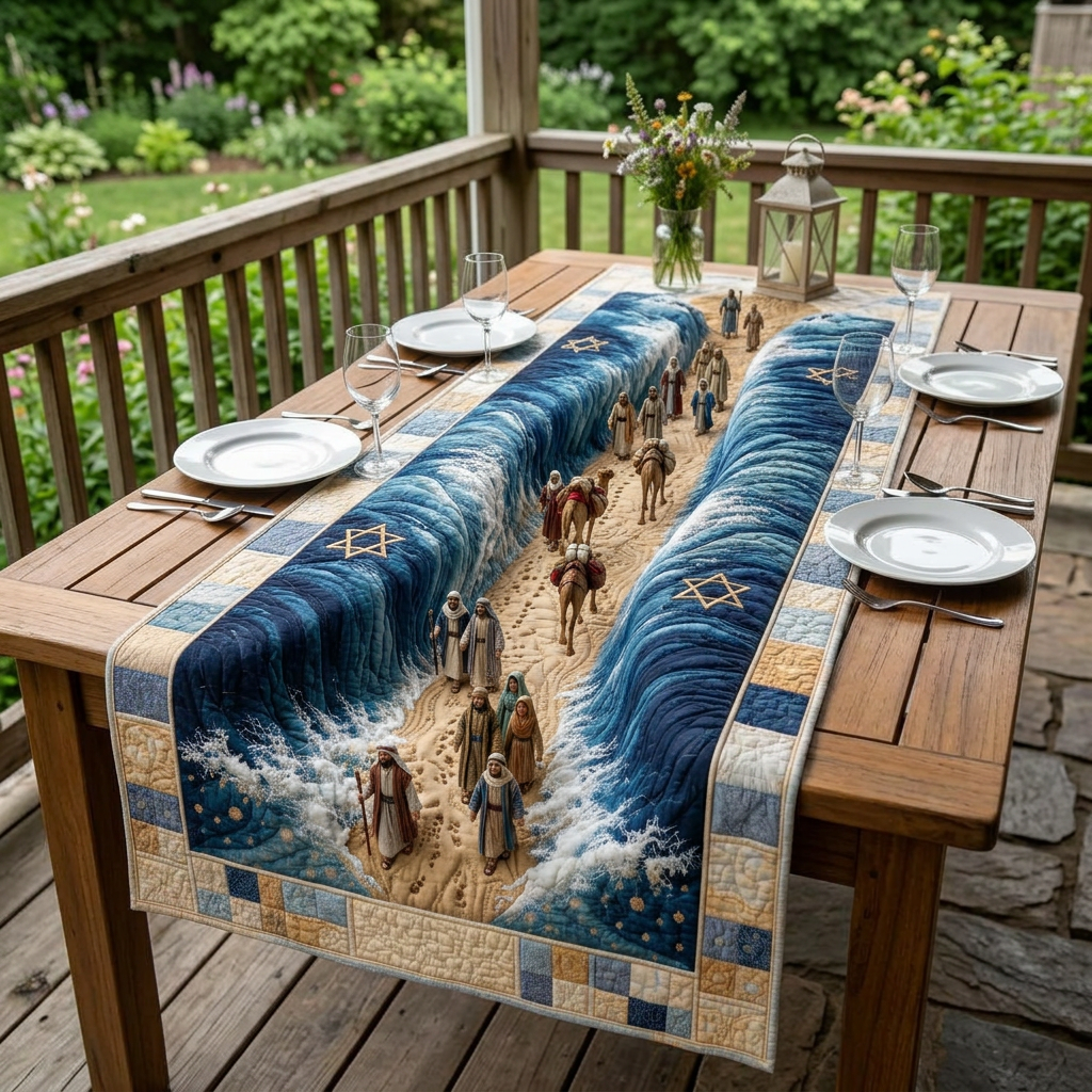 Passover Table Quilted Table Runner GFTOMA10369