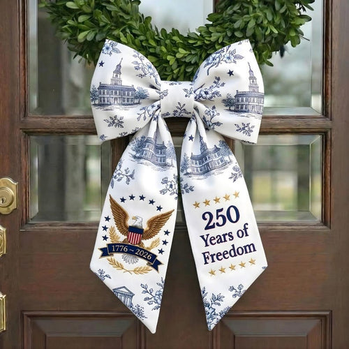 250th Anniversary Quilted Wreath Sash