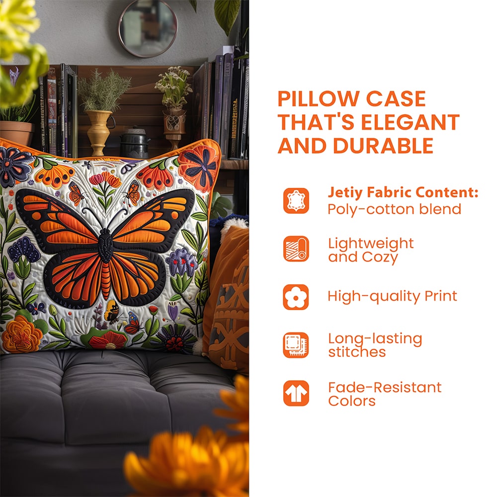 Funky Cat Quilted Pillow Case GFTONL537