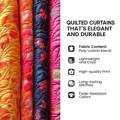 Zen Koi Quilted Curtains GFTOMA11252