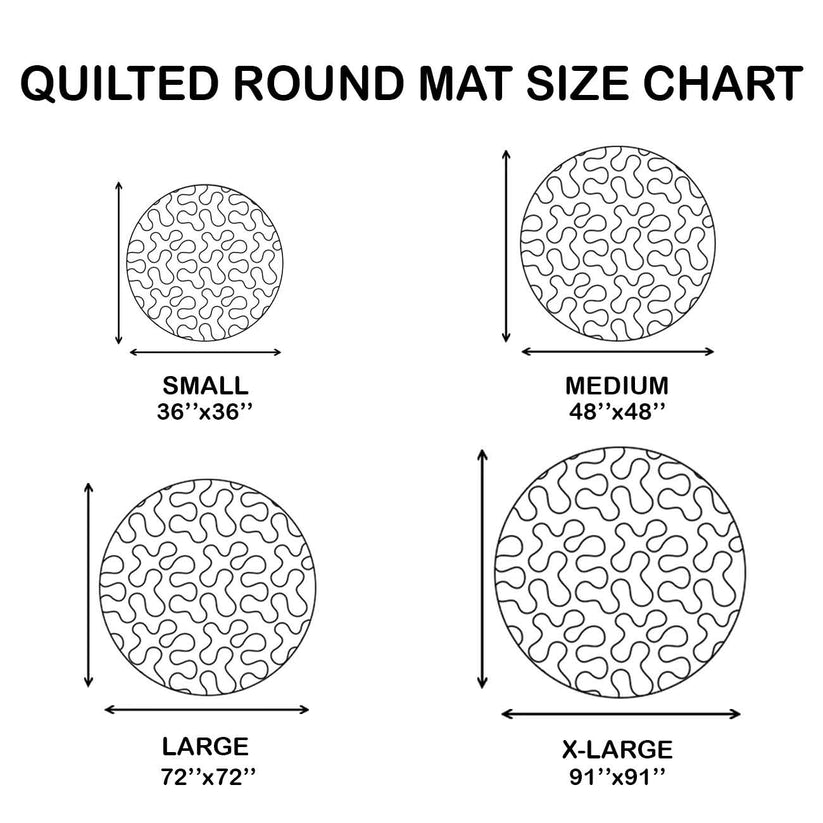 Western Grace Quilted Round Mat GFTOTP20152