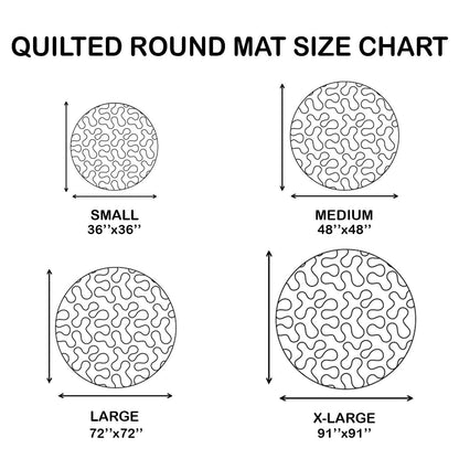 Highland Cheer Quilted Round Mat GFTOQA22