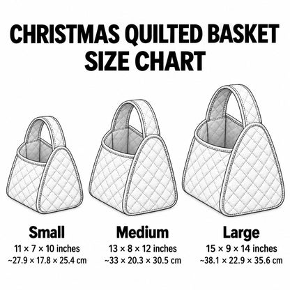 Gingerbread Christmas Tree Christmas Quilted Basket GFTOHNL4735