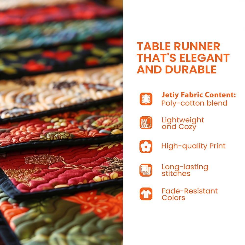 Pumpkin Delight Quilted Table Runner GFTOMA3969