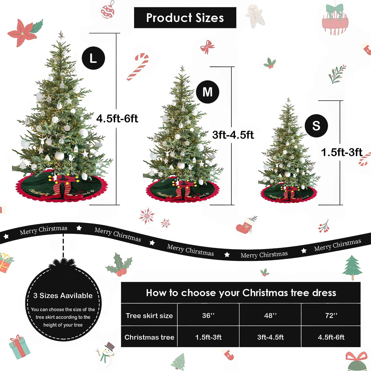 Nutcracker Parade Quilted Tree Skirt GFTOTP14709