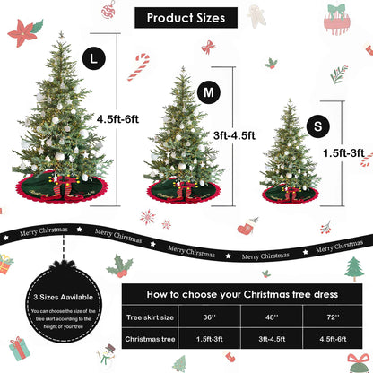 Yuletide Express Quilted Tree Skirt GFTOTP14386