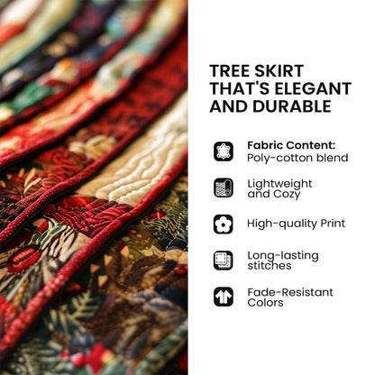 Holiday Farmstead Quilted Tree Skirt GFTOTP14243