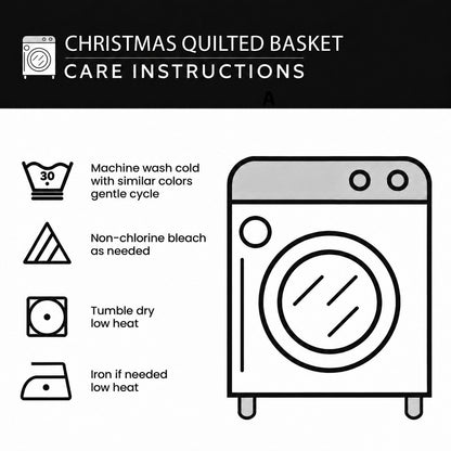 Gingerbread Christmas Tree Christmas Quilted Basket GFTOHNL4735